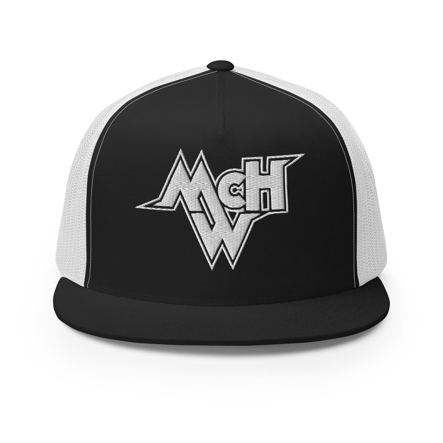 McHollywood® Embroidered Trucker Cap (White McHW)