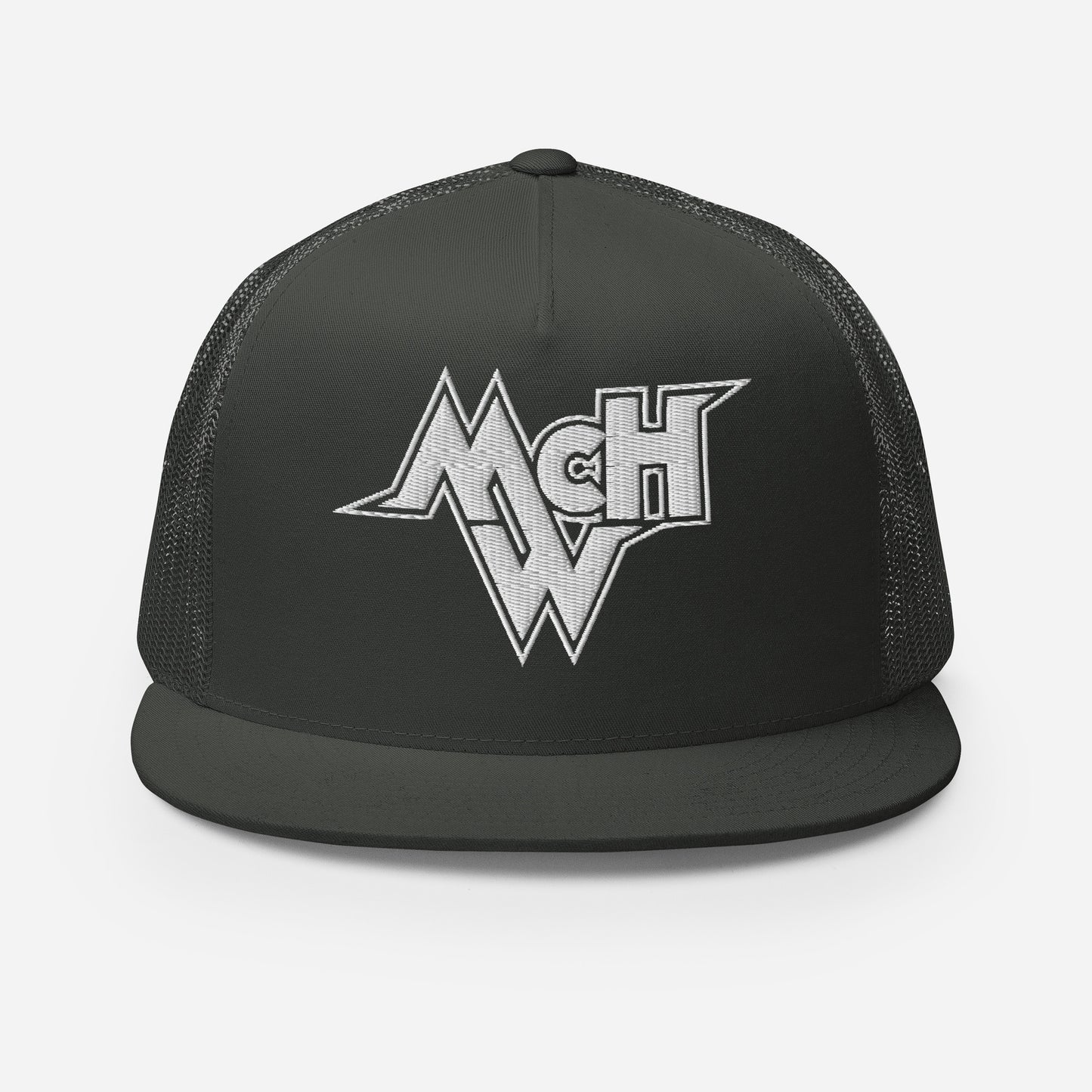 McHollywood® Embroidered Trucker Cap (White McHW)