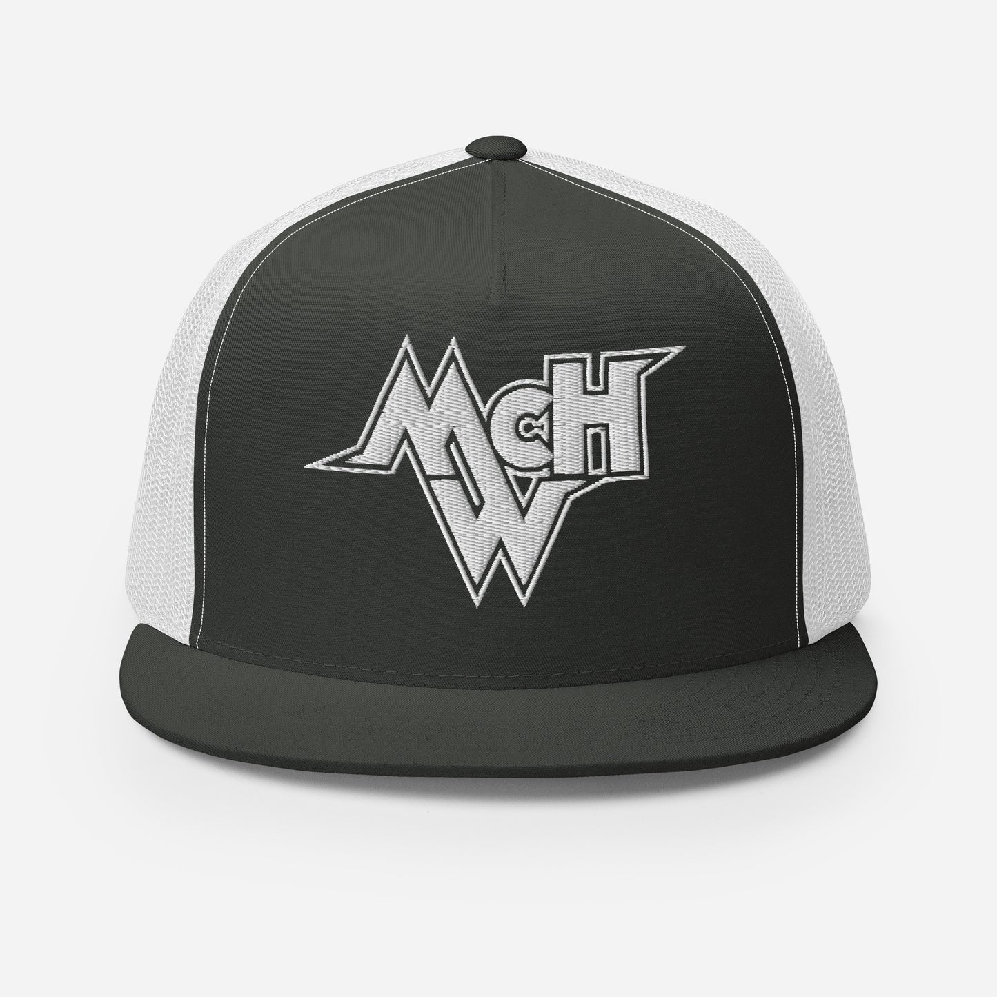 McHollywood® Embroidered Trucker Cap (White McHW)