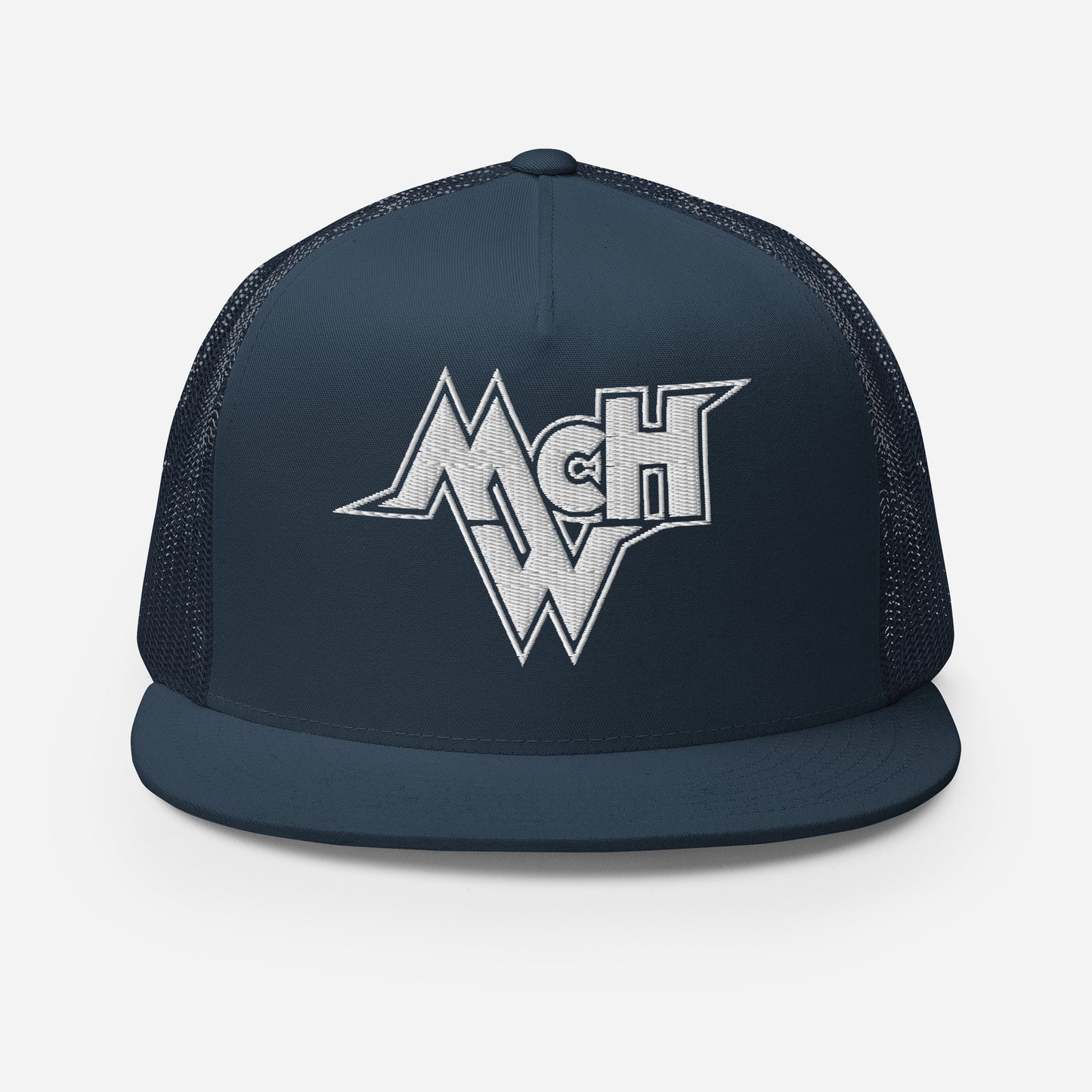 McHollywood® Embroidered Trucker Cap (White McHW)