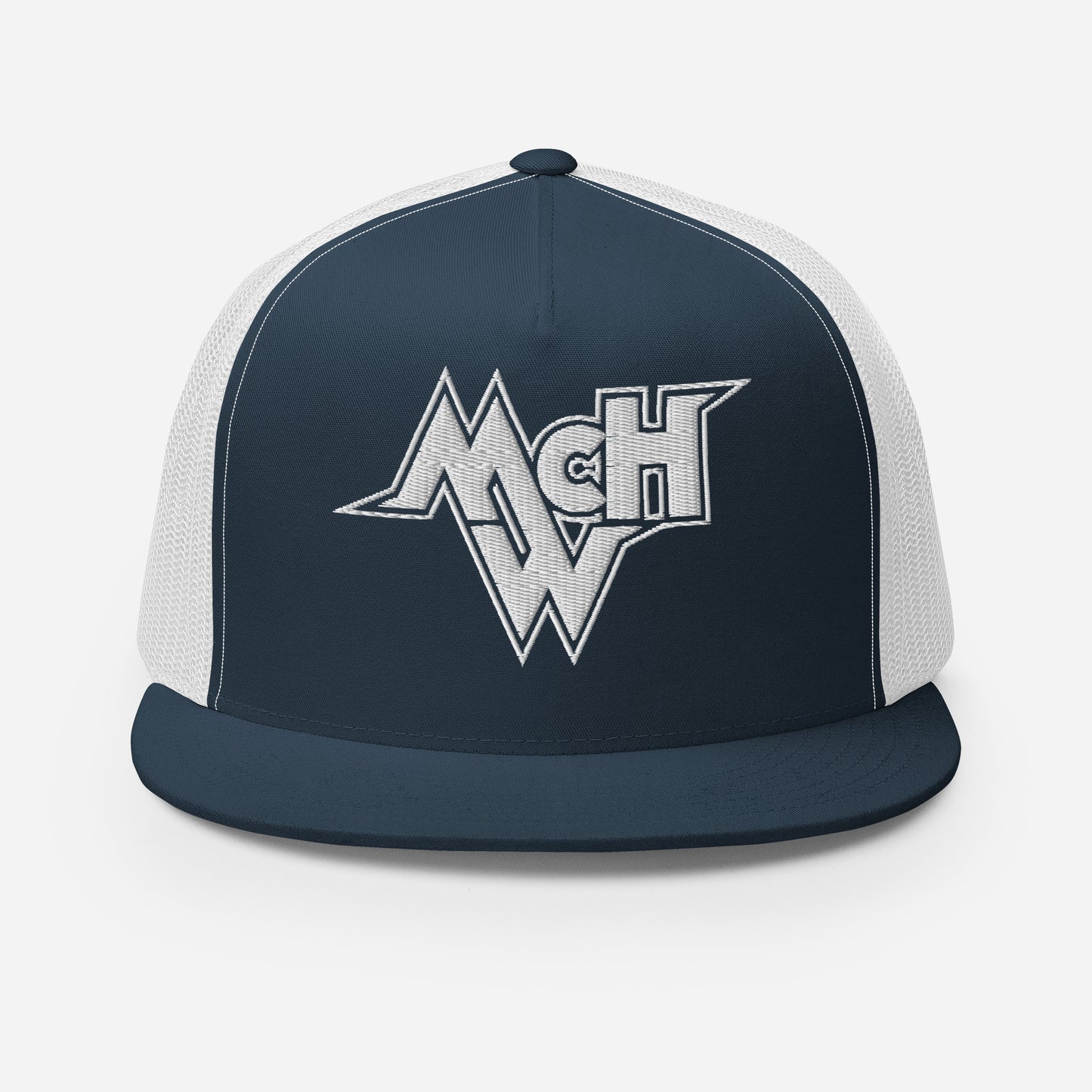 McHollywood® Embroidered Trucker Cap (White McHW)