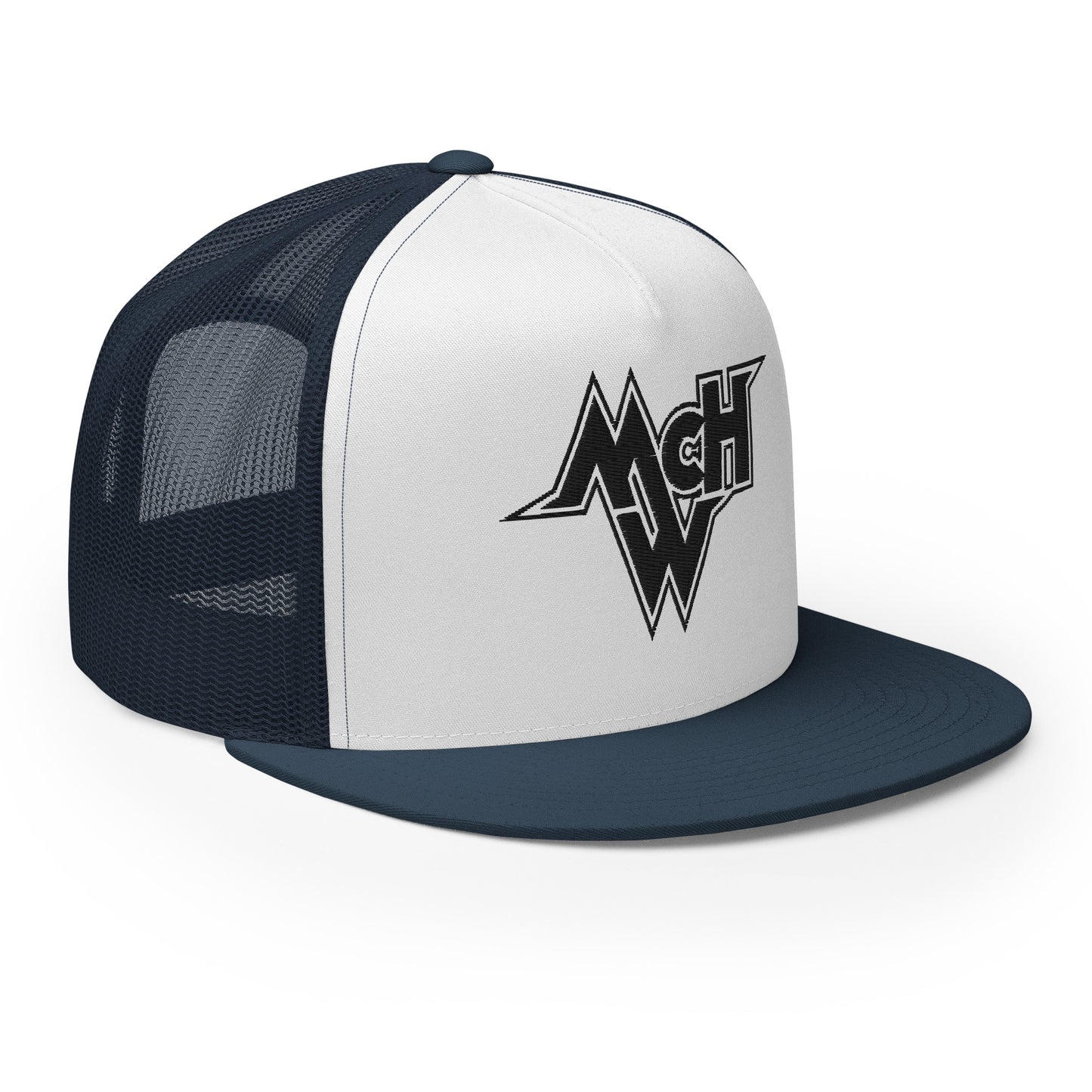 McHollywood® Embroidered Trucker Cap (Black McHW)