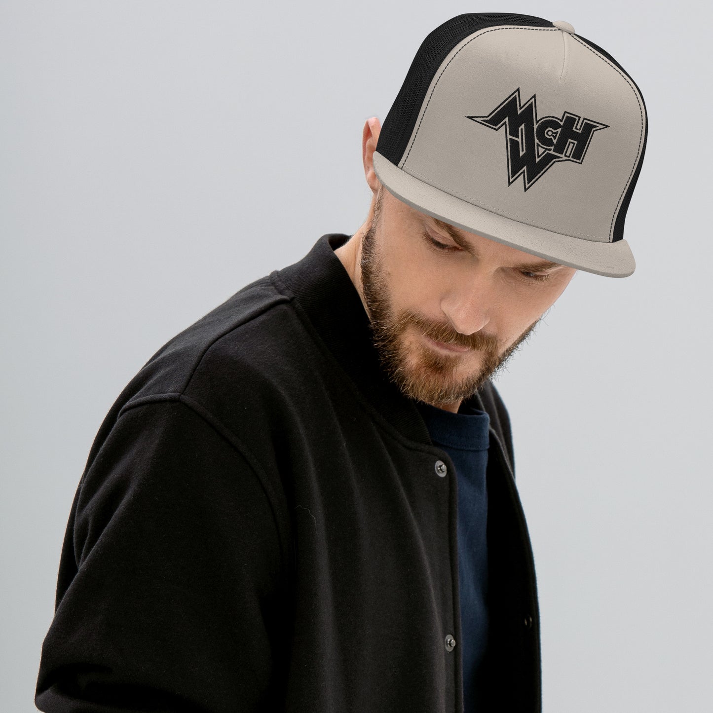 McHollywood® Embroidered Trucker Cap (Black McHW)