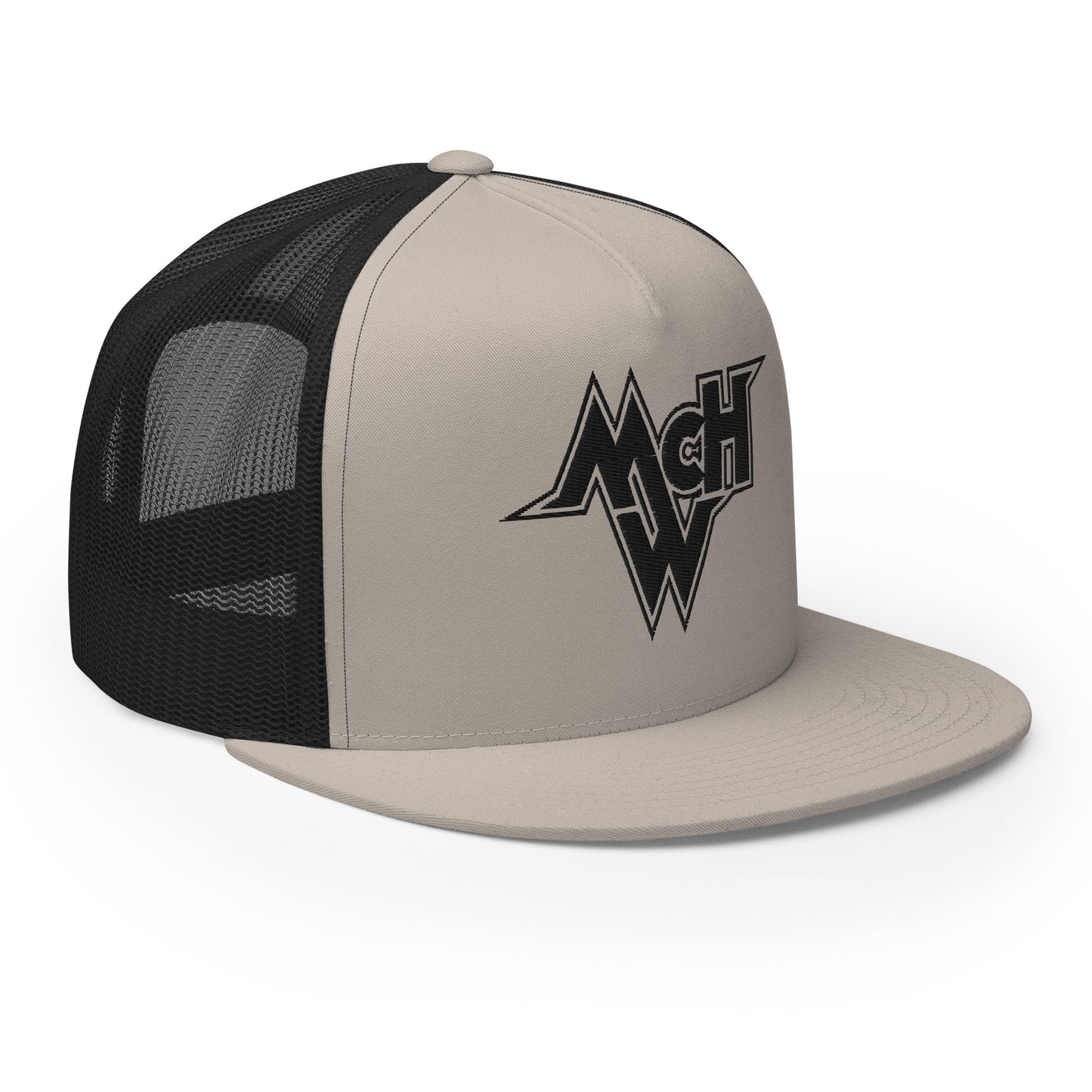 McHollywood® Embroidered Trucker Cap (Black McHW)