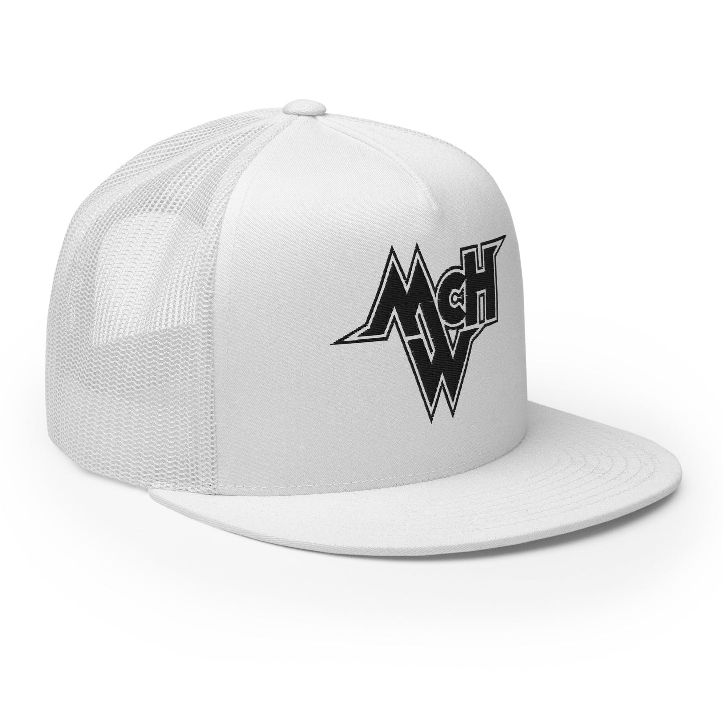 McHollywood® Embroidered Trucker Cap (Black McHW)