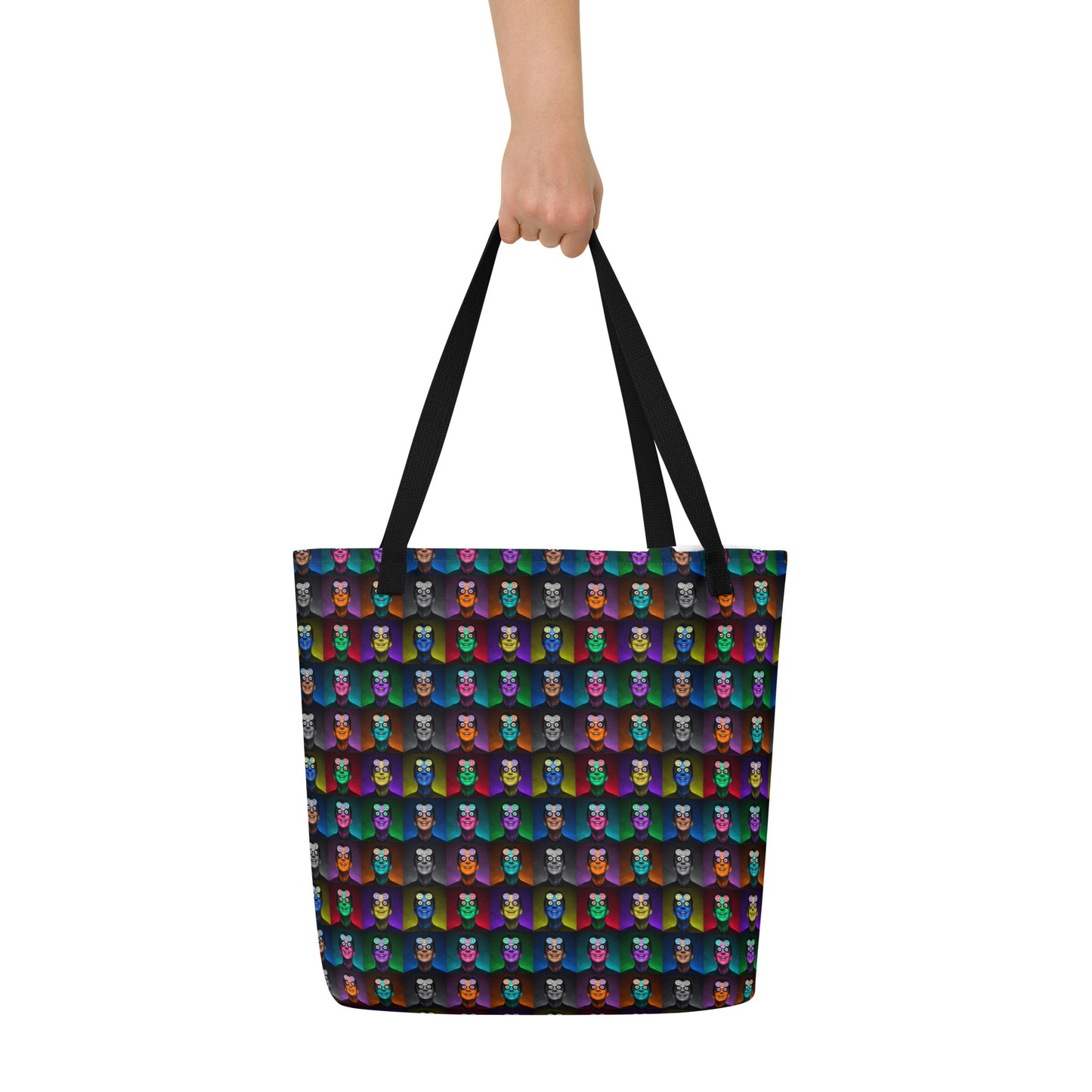 Large Tote Bag All-Over McHollywood® 'High Strangeness' Print