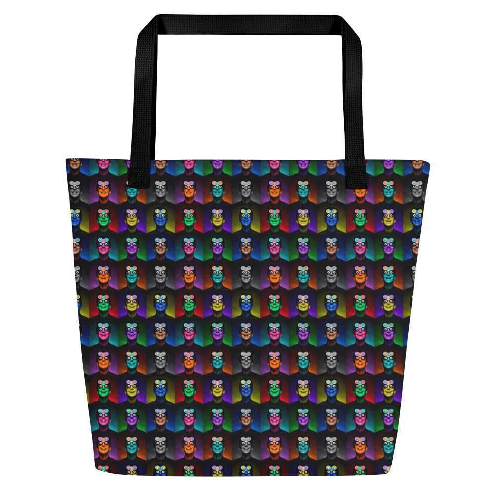 Large Tote Bag All-Over McHollywood® 'High Strangeness' Print