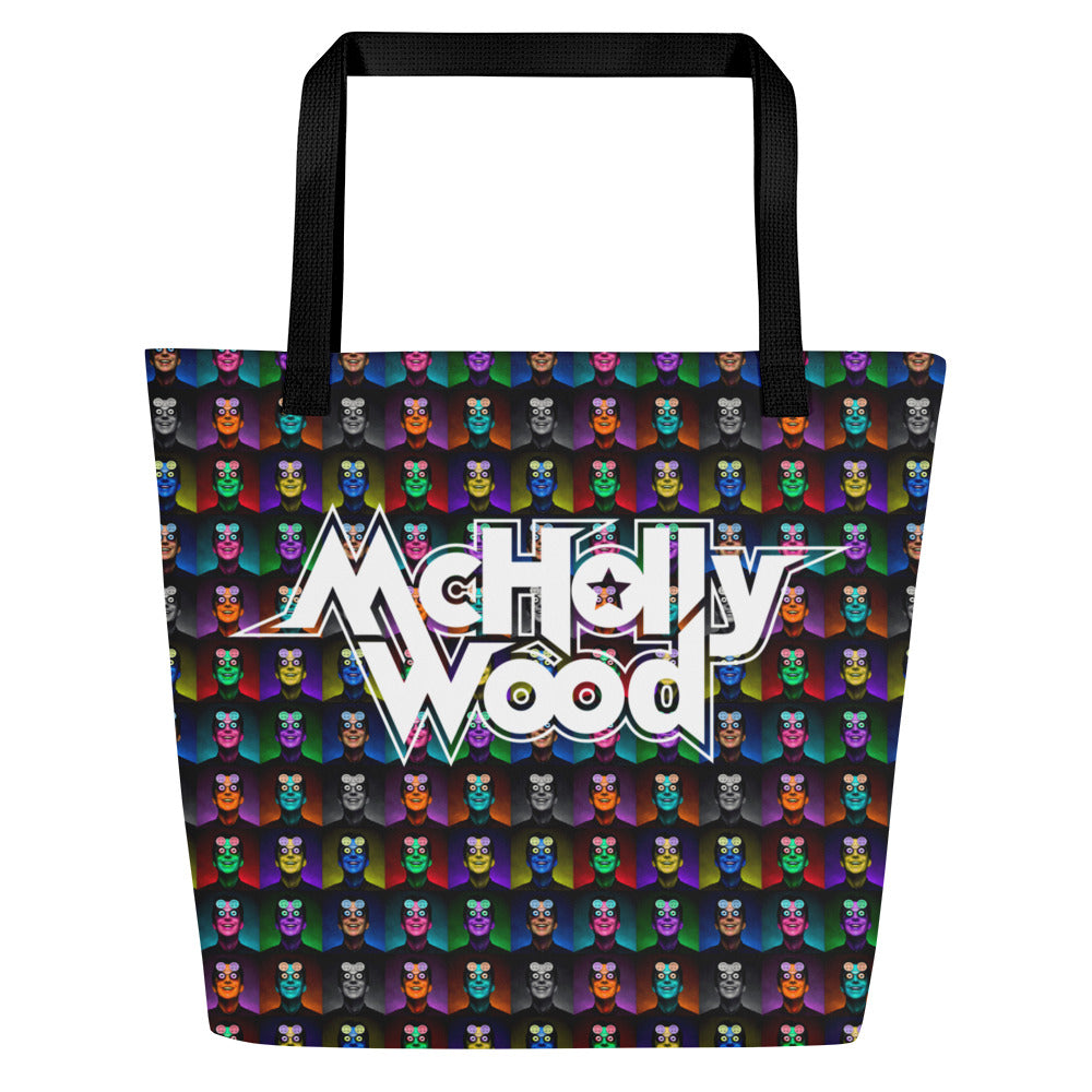 Large Tote Bag All-Over McHollywood® 'High Strangeness' Print