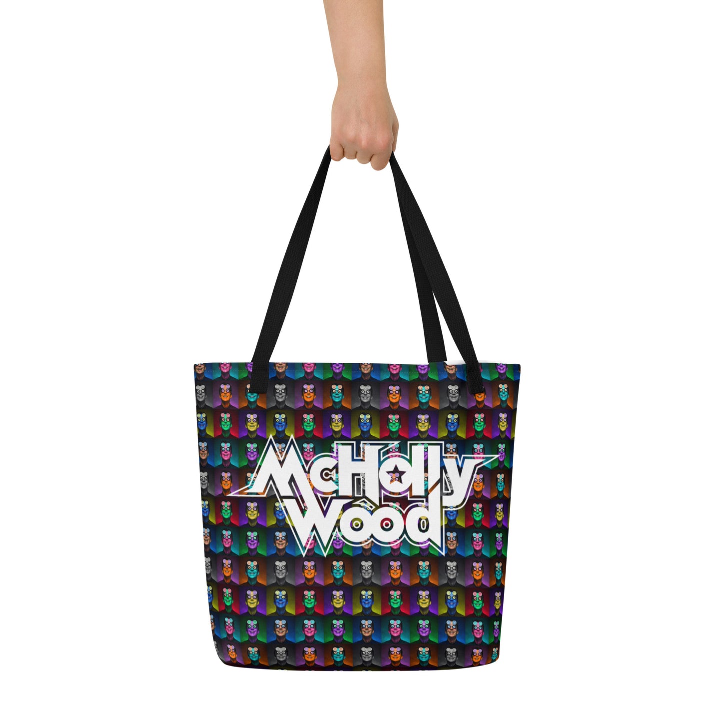 Large Tote Bag All-Over McHollywood® 'High Strangeness' Print