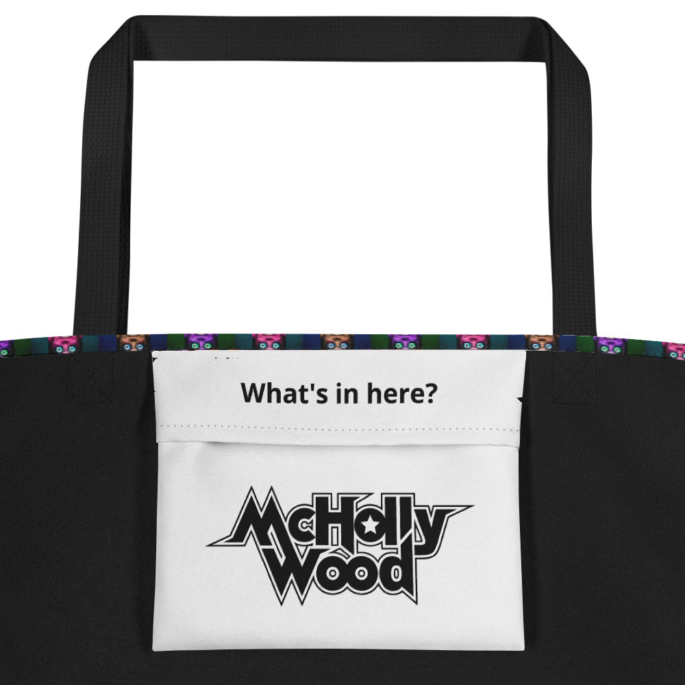 Large Tote Bag All-Over McHollywood® 'High Strangeness' Print