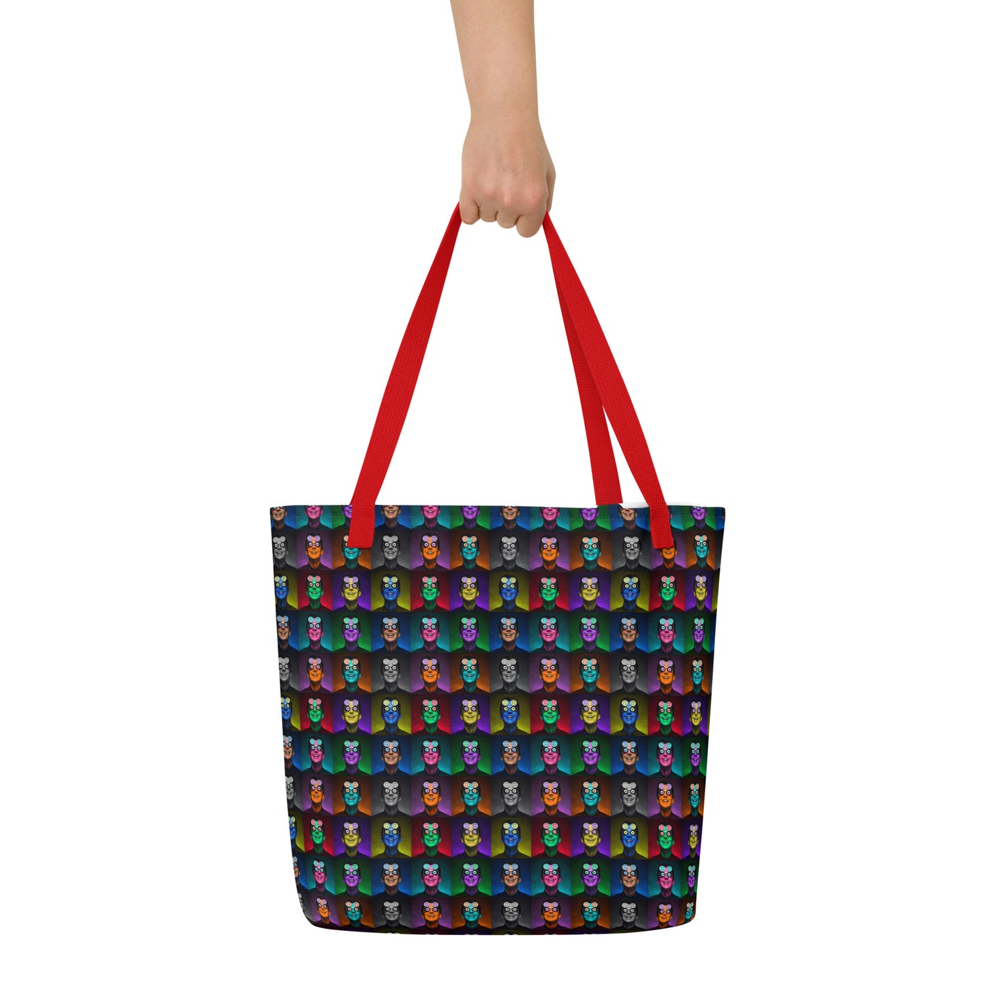 Large Tote Bag All-Over McHollywood® 'High Strangeness' Print