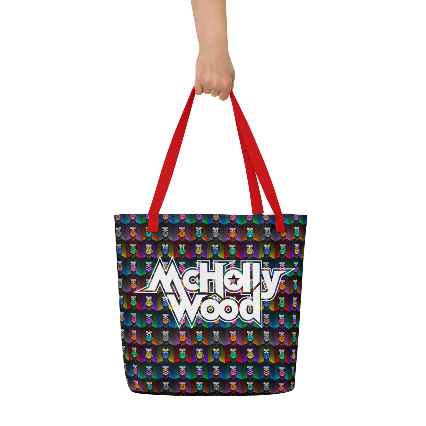 Large Tote Bag All-Over McHollywood® 'High Strangeness' Print