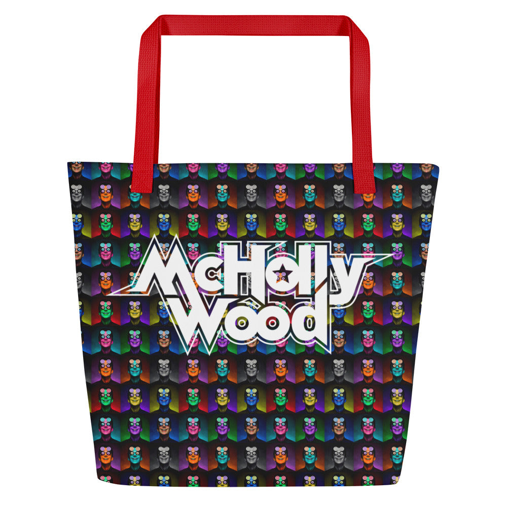 Large Tote Bag All-Over McHollywood® 'High Strangeness' Print