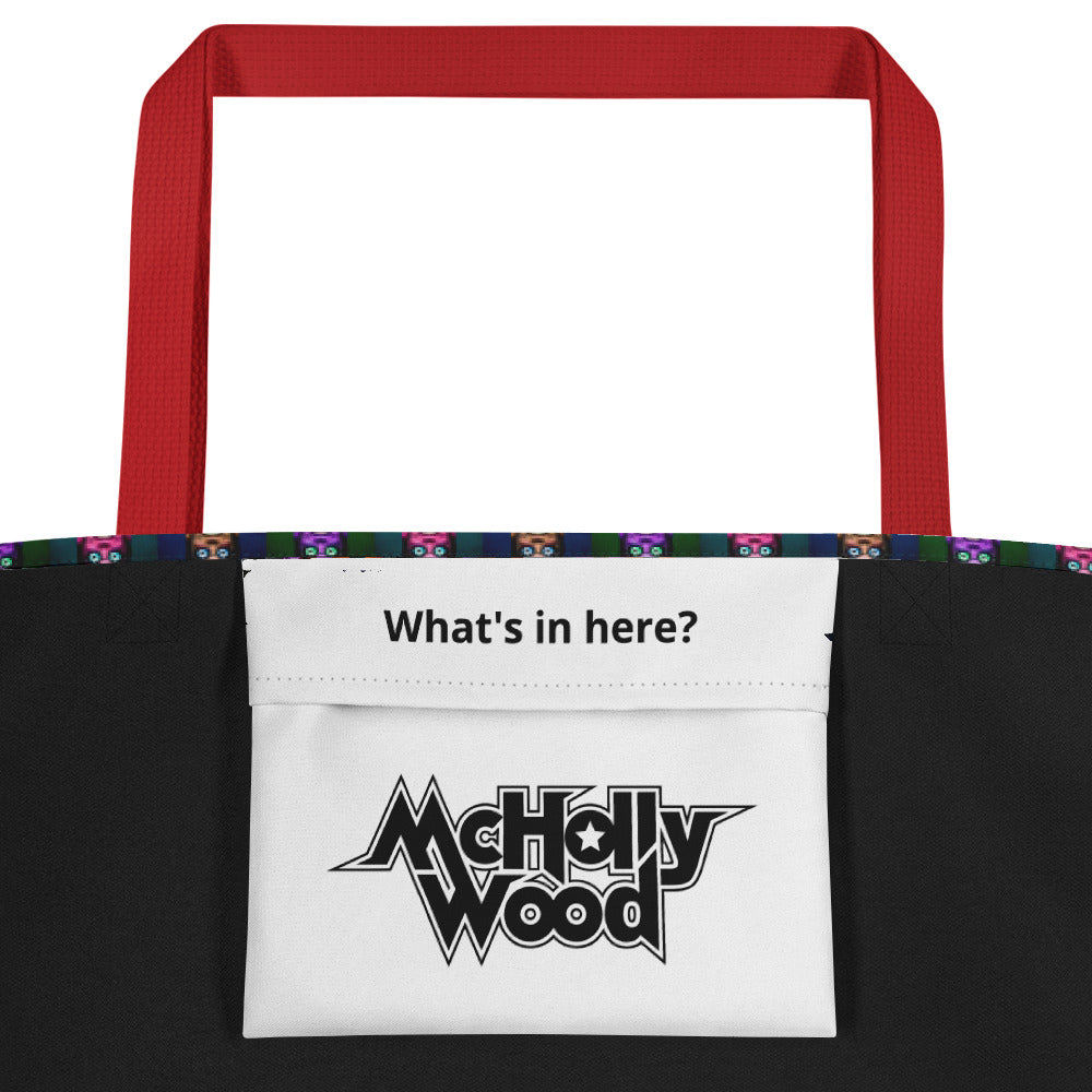 Large Tote Bag All-Over McHollywood® 'High Strangeness' Print