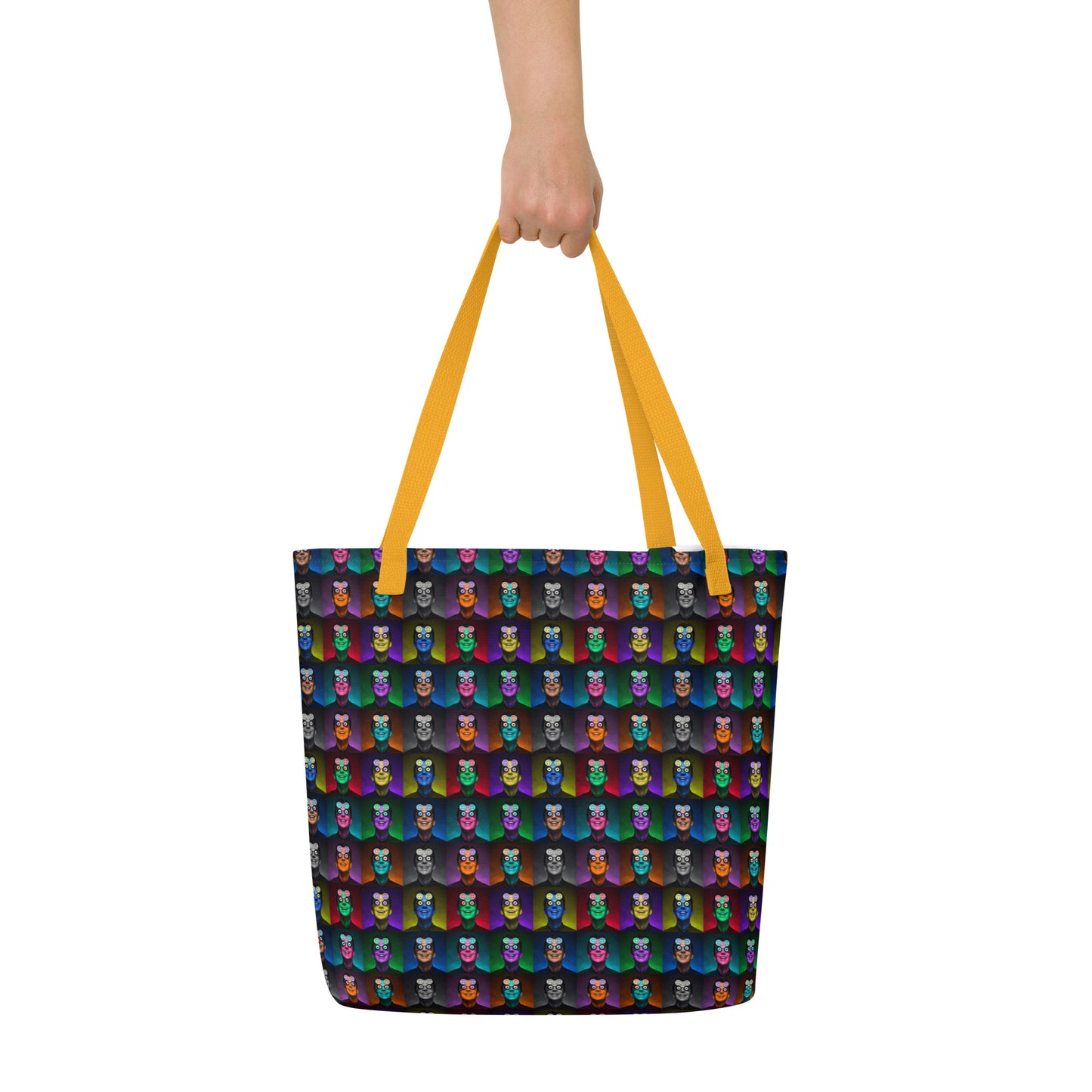 Large Tote Bag All-Over McHollywood® 'High Strangeness' Print