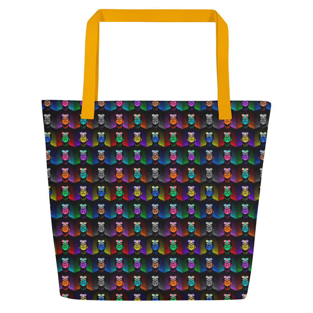 Large Tote Bag All-Over McHollywood® 'High Strangeness' Print