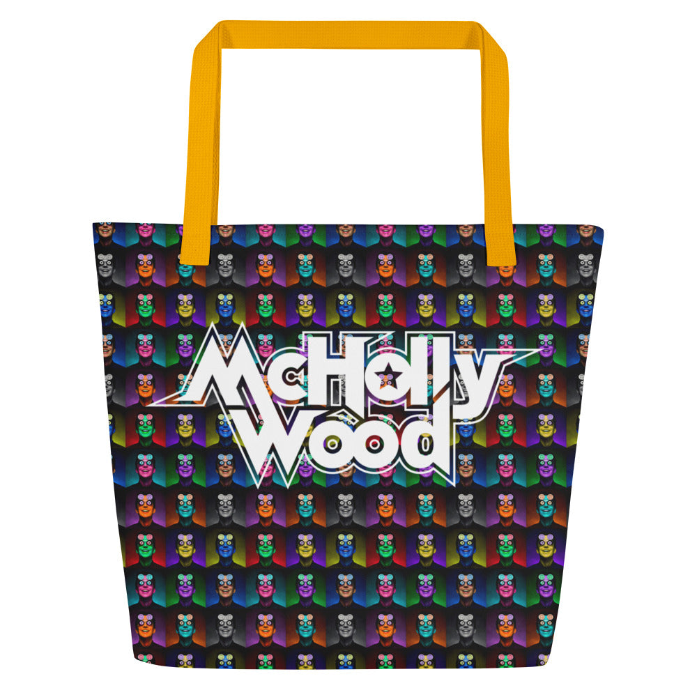 Large Tote Bag All-Over McHollywood® 'High Strangeness' Print