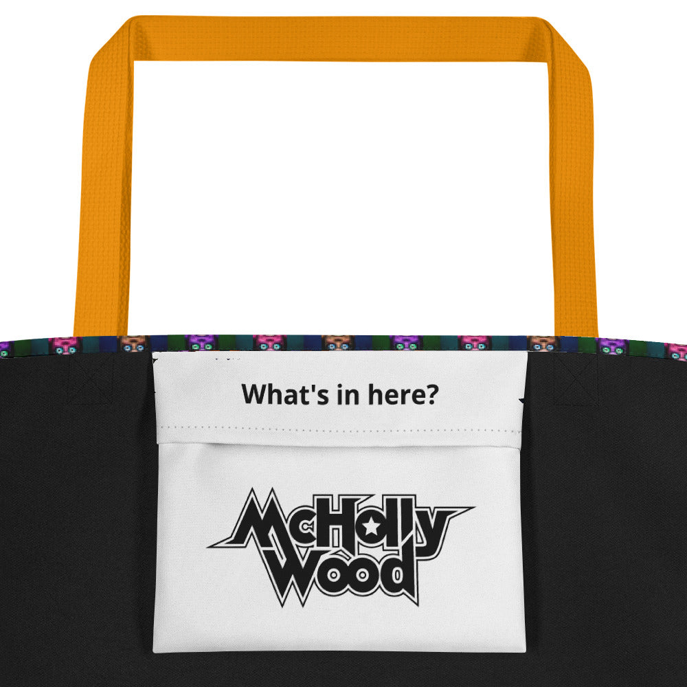 Large Tote Bag All-Over McHollywood® 'High Strangeness' Print