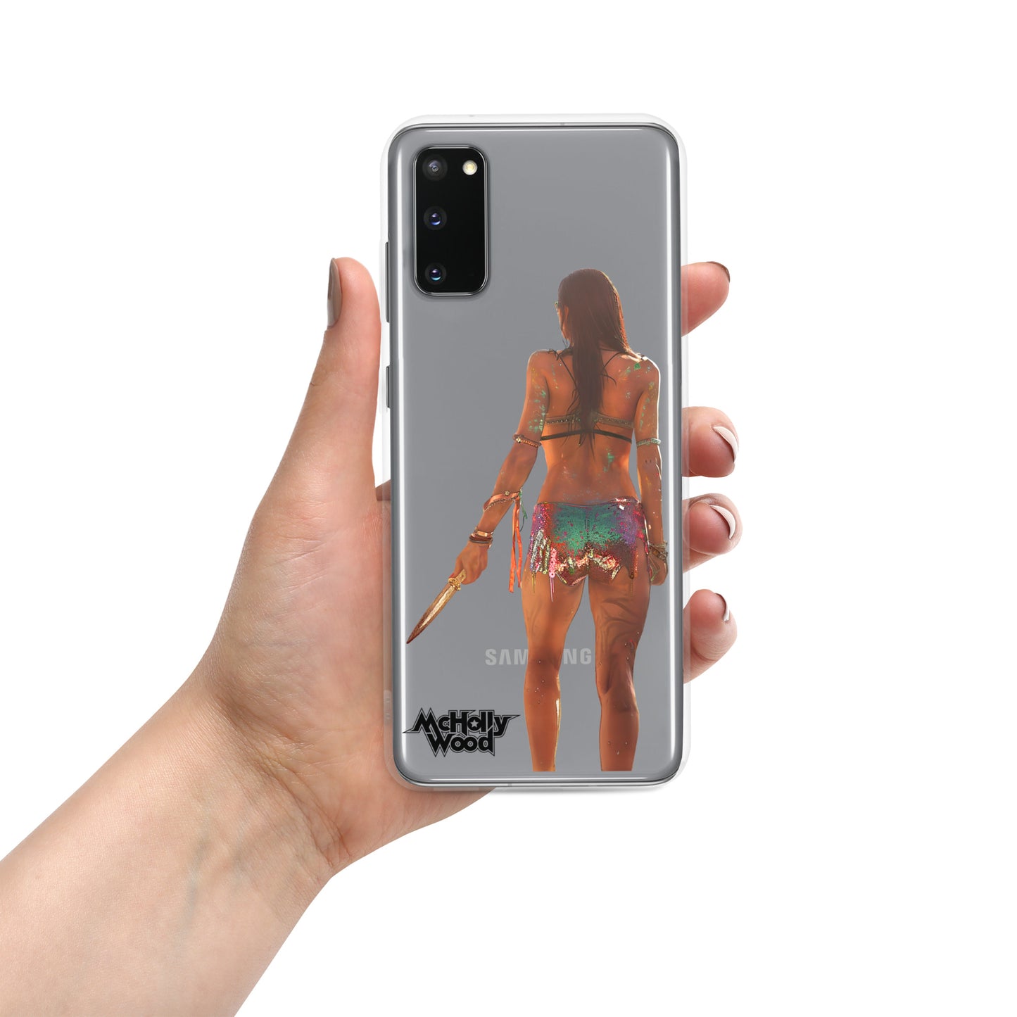 Samsung® 'Daggers' Phone Clear Case (All Models)