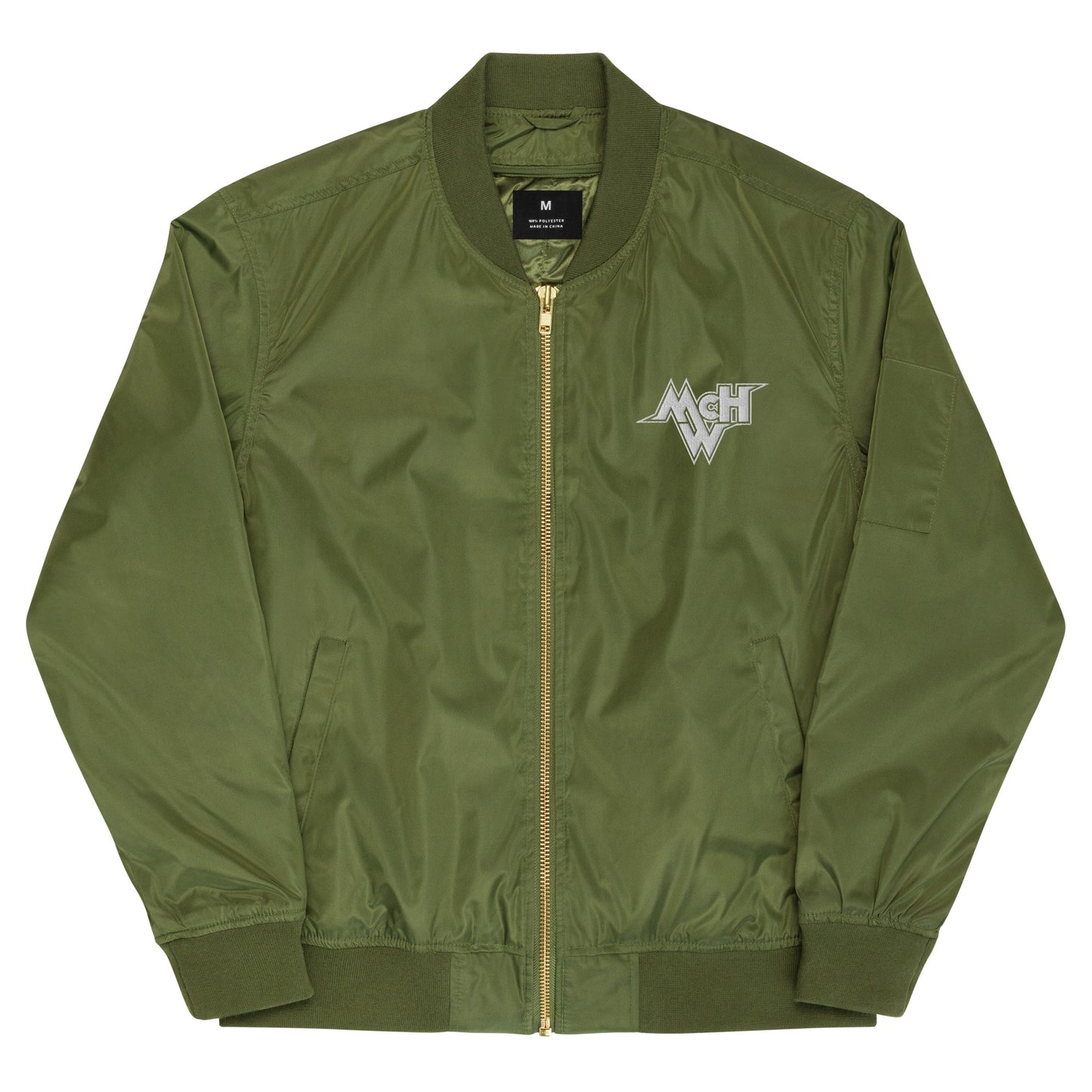 Premium McHollywood® Bomber Jacket (Embroidered Logos)