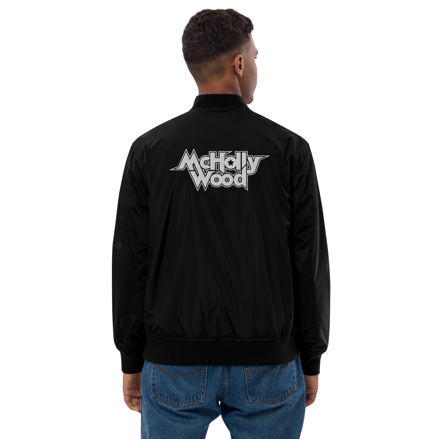 Premium McHollywood® Bomber Jacket (Embroidered Logos)