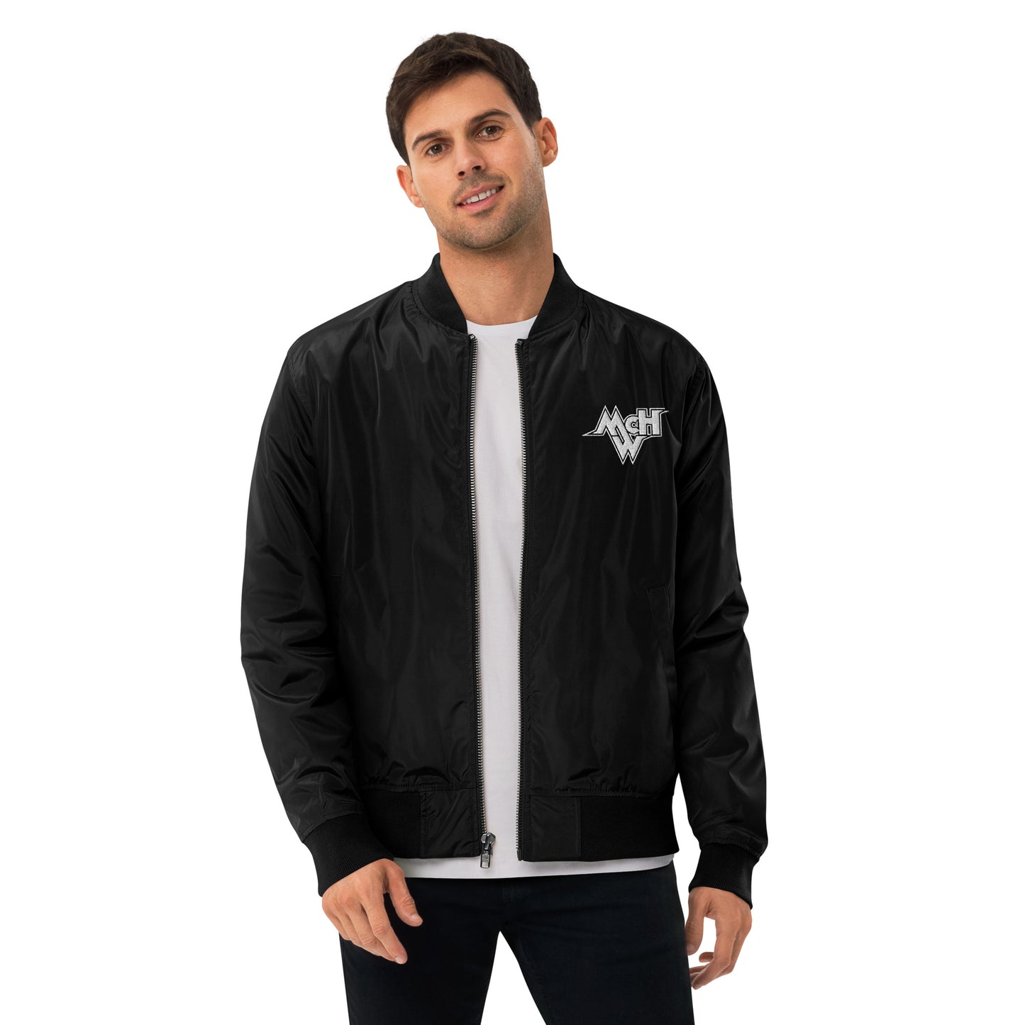 Premium McHollywood® Bomber Jacket (Embroidered Logos)