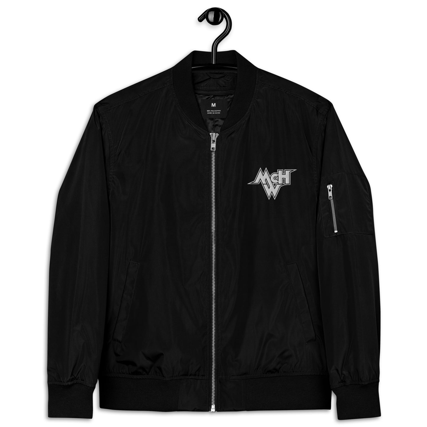 Premium McHollywood® Bomber Jacket (Embroidered Logos)