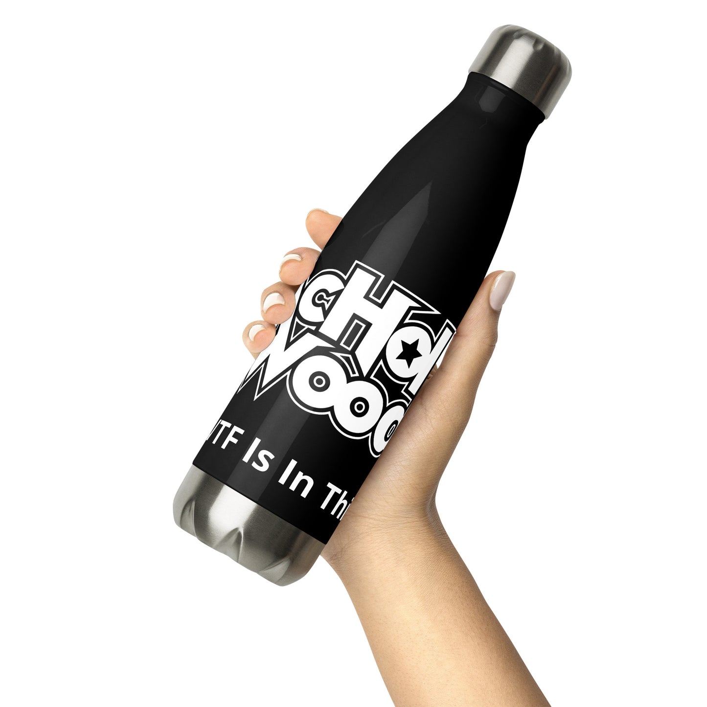 "WTF Is In This?" McHollywood® Stainless Steel Water Bottle