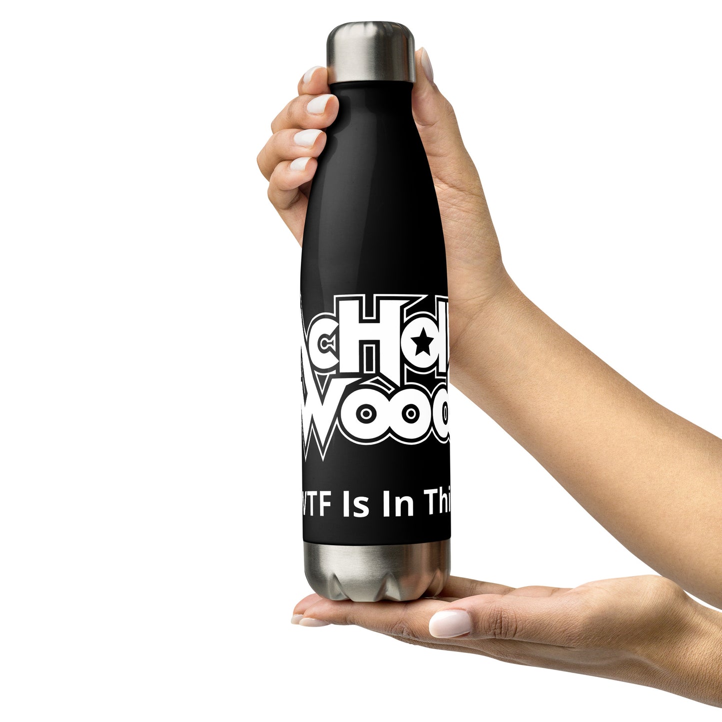 "WTF Is In This?" McHollywood® Stainless Steel Water Bottle