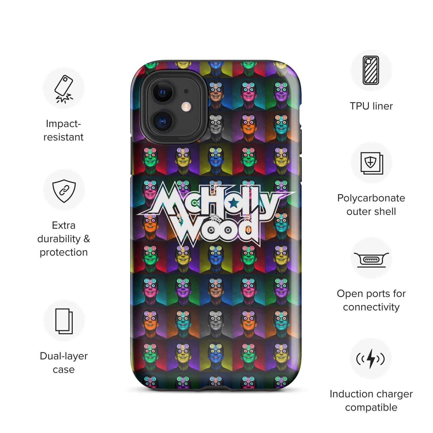 iPhone® Tough Case with 'High Strangeness' Artwork & Logo (All Models)