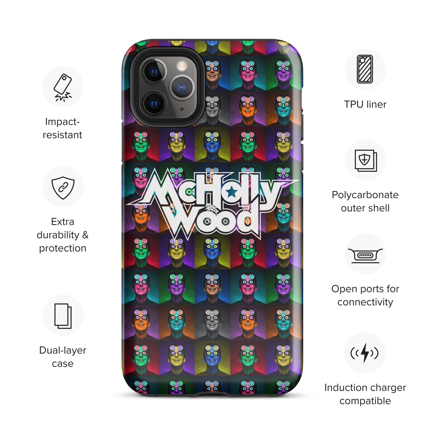 iPhone® Tough Case with 'High Strangeness' Artwork & Logo (All Models)