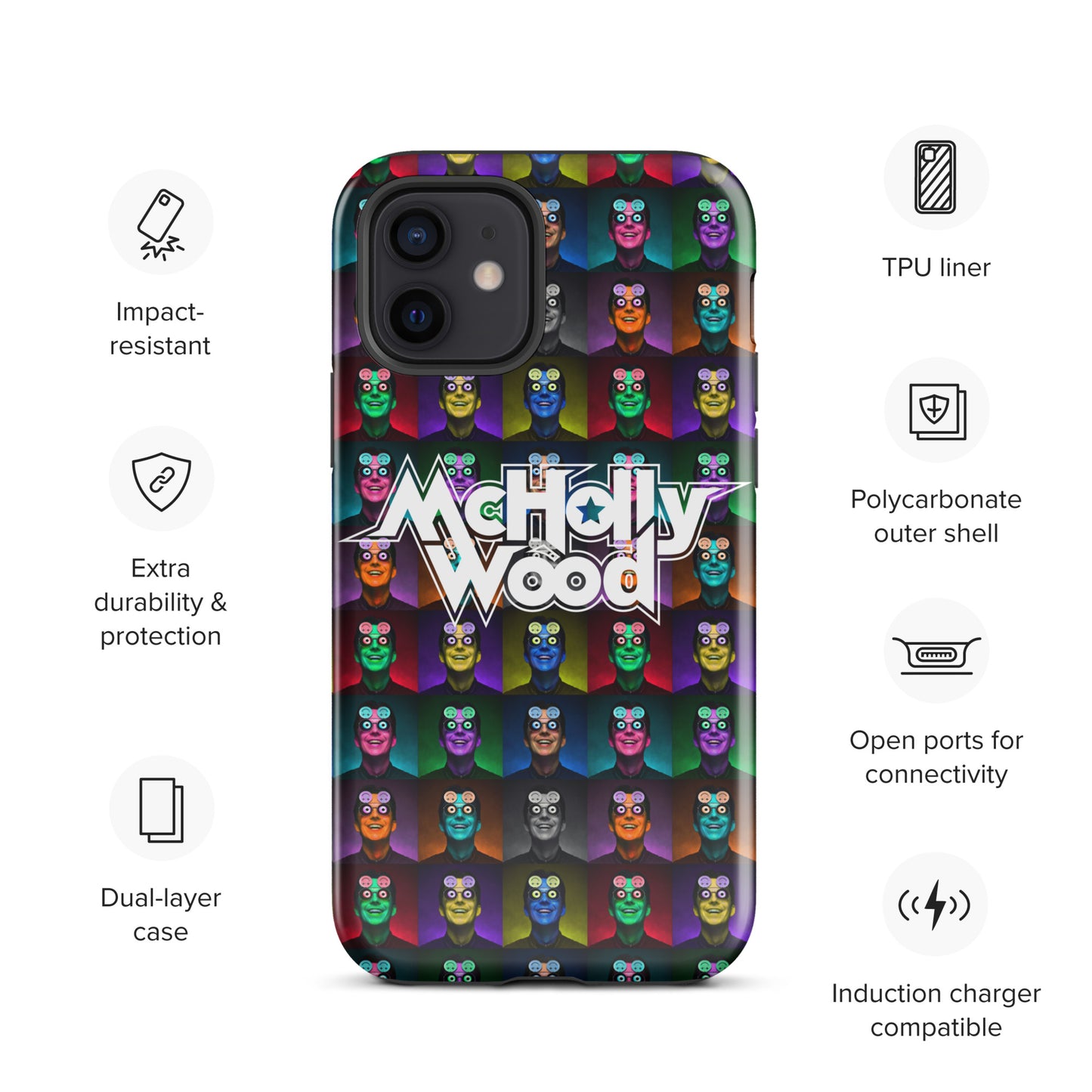 iPhone® Tough Case with 'High Strangeness' Artwork & Logo (All Models)