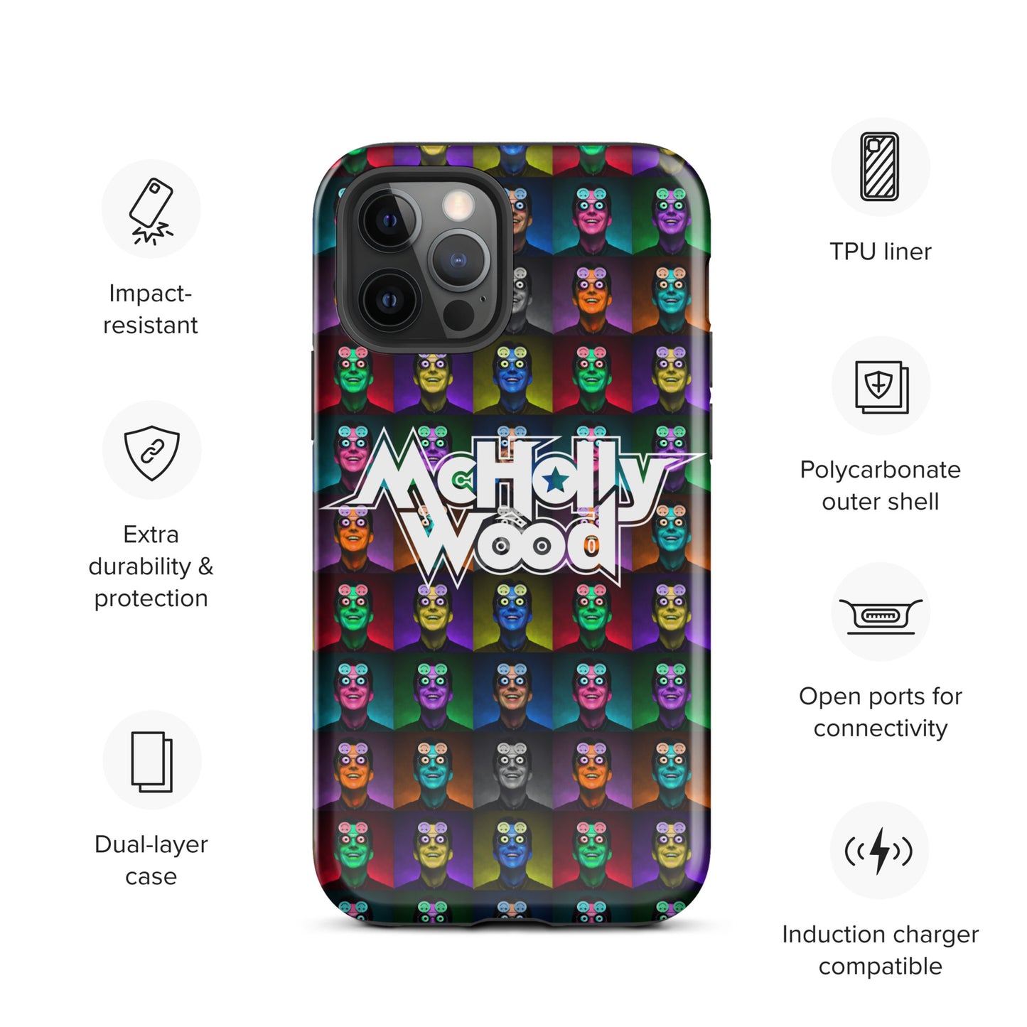 iPhone® Tough Case with 'High Strangeness' Artwork & Logo (All Models)