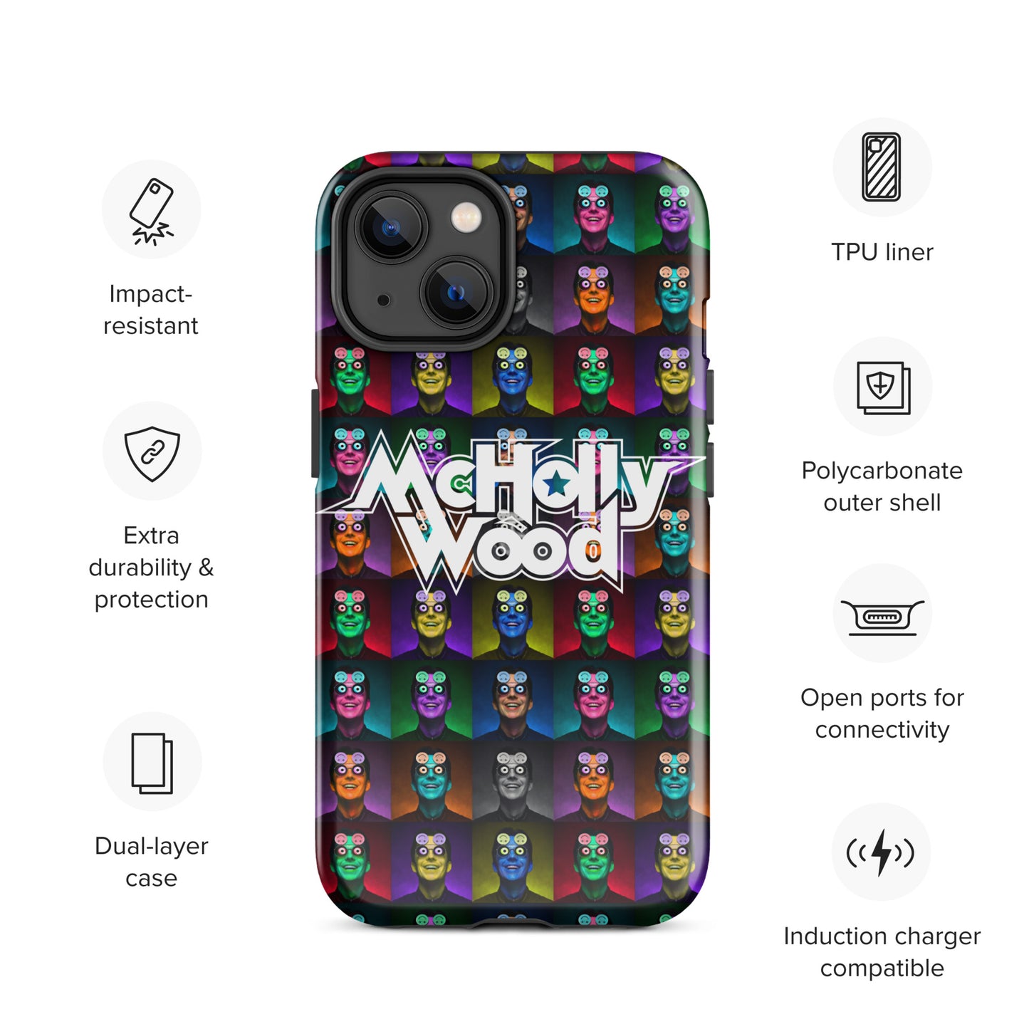 iPhone® Tough Case with 'High Strangeness' Artwork & Logo (All Models)