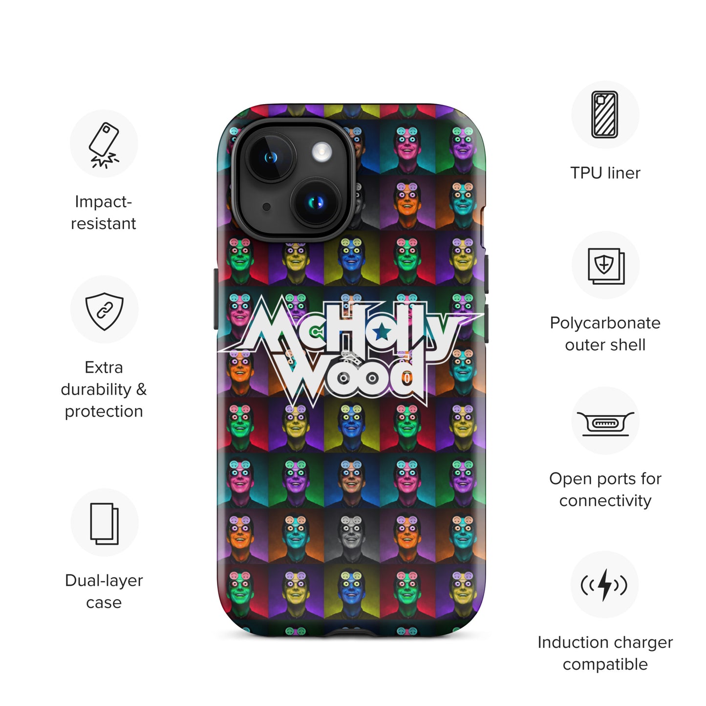 iPhone® Tough Case with 'High Strangeness' Artwork & Logo (All Models)