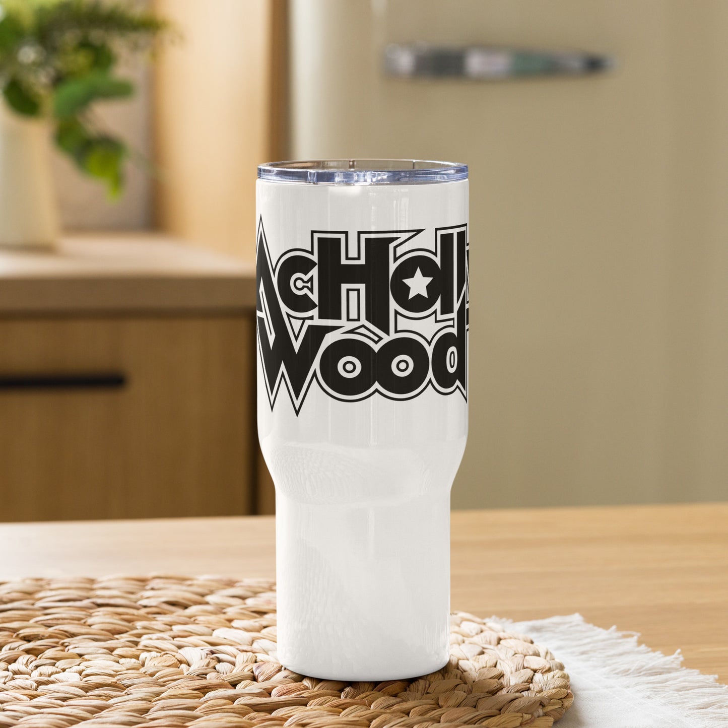 Travel Mug with McHollywood® Logo and Handle