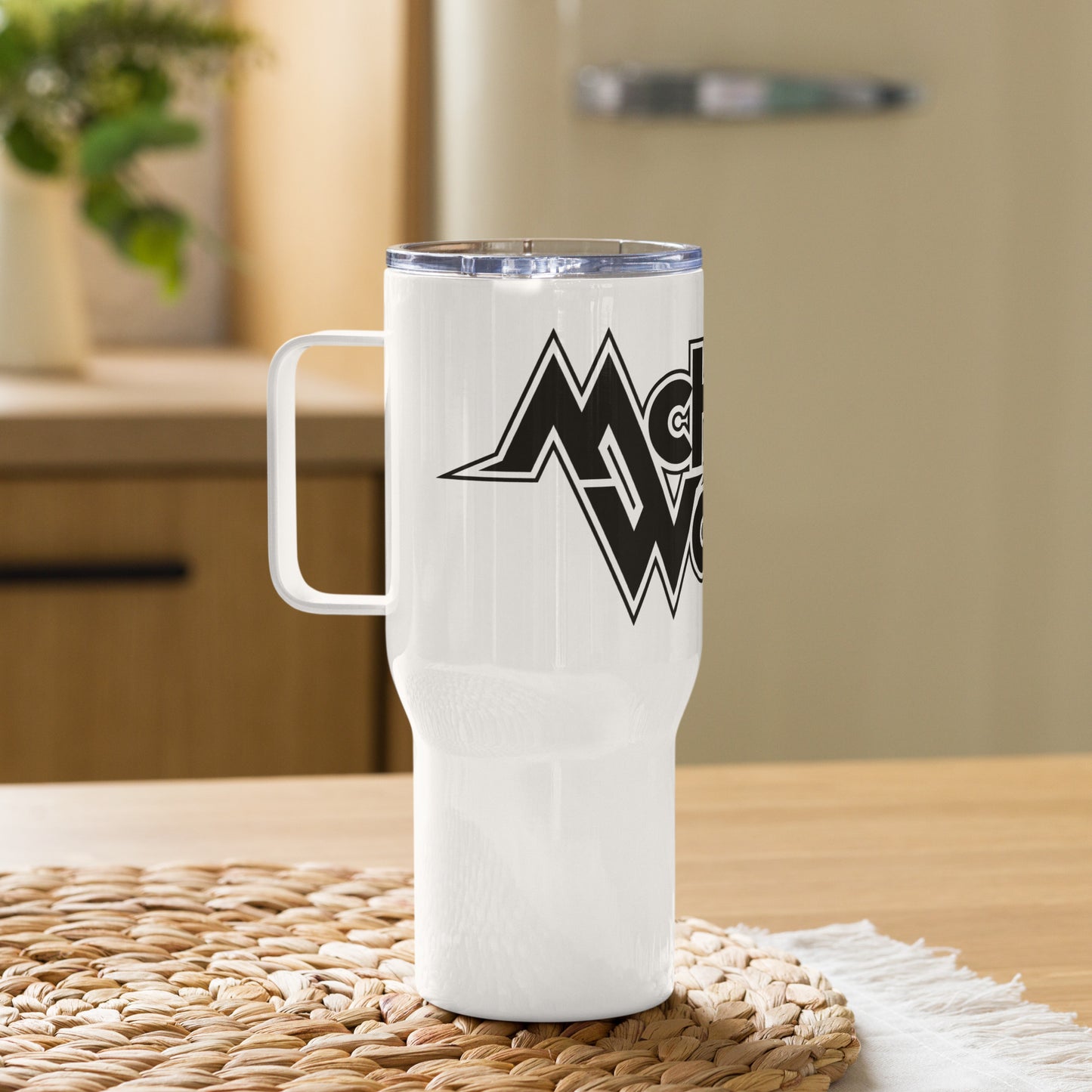 Travel Mug with McHollywood® Logo and Handle