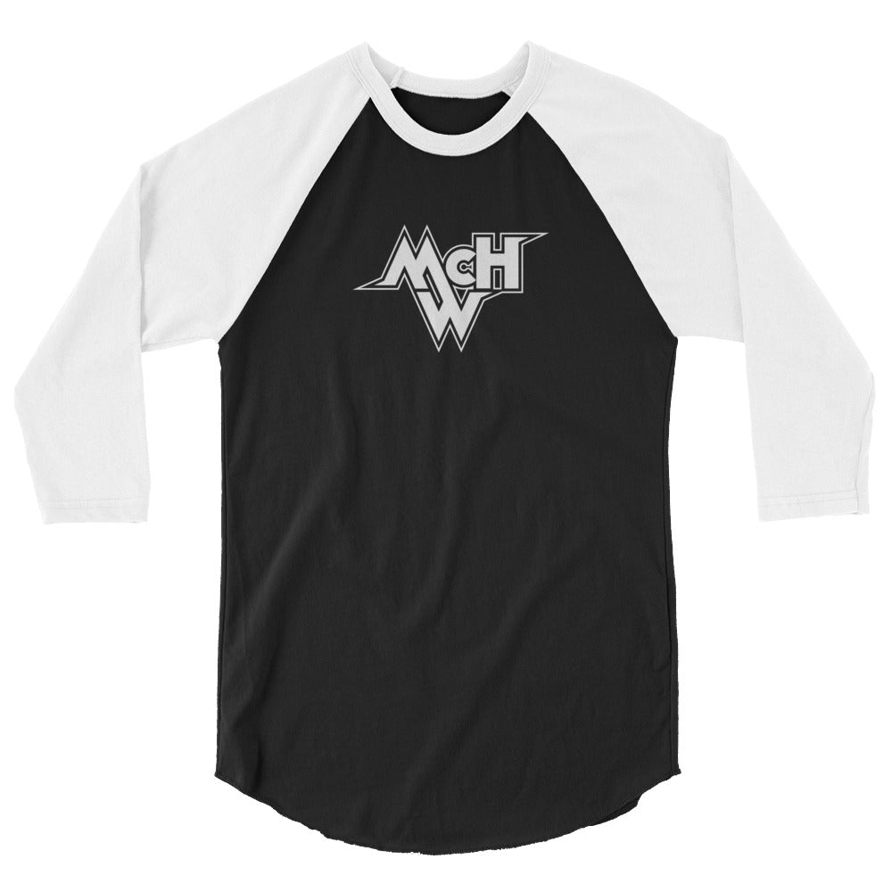 3/4 Sleeve McHollywood® 100% Cotton Raglan Shirt (Front & Back Logos)