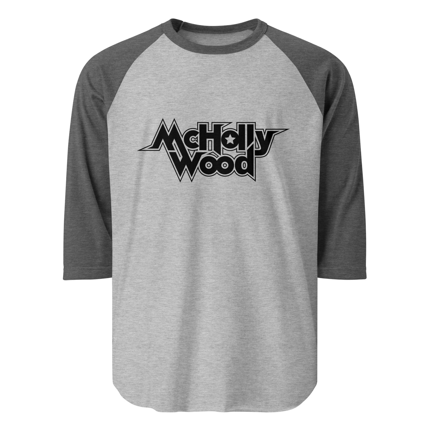 3/4 Sleeve McHollywood® Raglan Shirt (Front Logo)