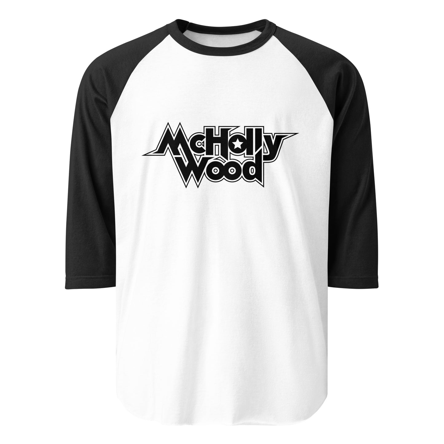 3/4 Sleeve McHollywood® Raglan Shirt (Front Logo)