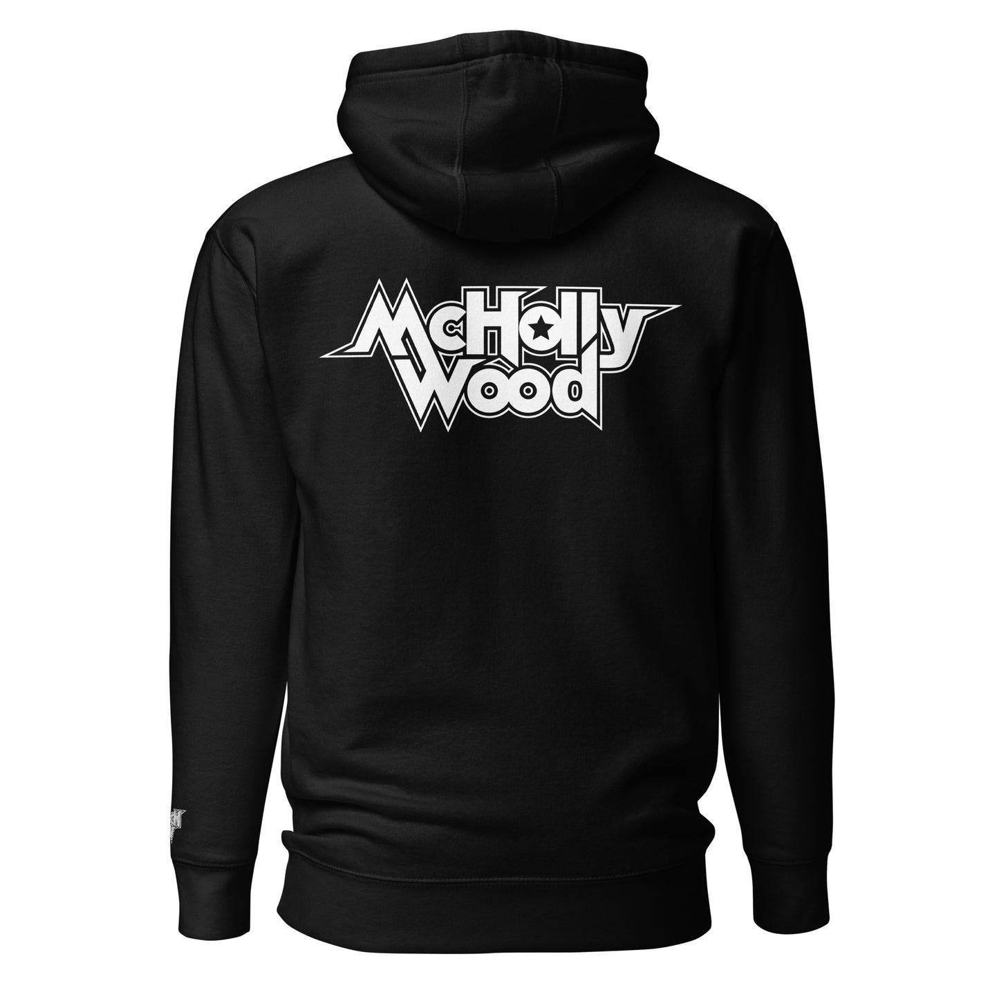 McHollywood® Hoodie with Front & Back Logos + Wrist Embroidery